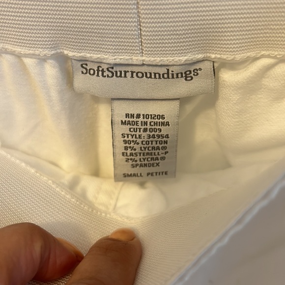 Soft Surroundings Triple S Bootcut Jeans White - Picture 6 of 7